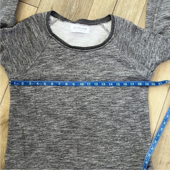 Everlane The Crew Sweatshirt Marled Gray - Picture 9 of 11